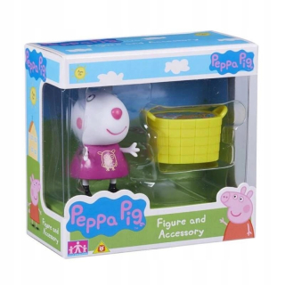 Pepa Pig - Peppa ošípaná figúrková ovária suzy s košíkom