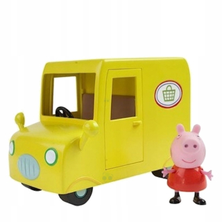 Pepa Pig - Peppa ošípané figúrka auto nakupovanie ošípané peppe
