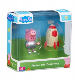 Pepa Pig - Peppa Pig - Figúrka + príslušenstvo, George a Rocket