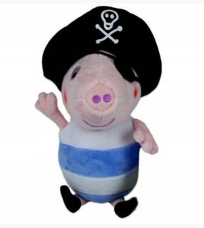 Pepa Pig - Peppa George Pirate 25 cm TM hračky plyš