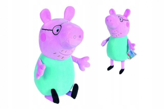 Pepa Pig - Čerpadlo peppa maskot plyšový otec 37 cm