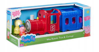 Pepa Pig - Peppa ošípaný s vozňa + figúrky