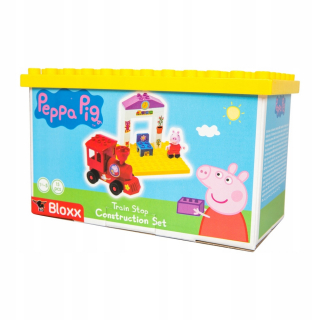 Pepa Pig - Peppa ošípaná železničná zastávka, veľký bloxx