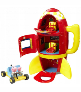 Pepa Pig - Peppa Peppa Rocket + figúrky z rozprávkových hračiek