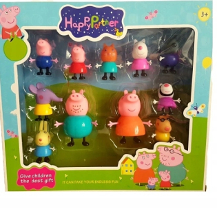 Pepa Pig - Rodinní priatelia PEPPA PEPPA 11 Figuríny