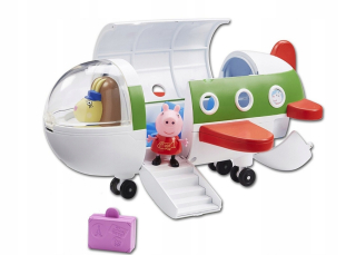 Pepa Pig - Peppa ošípaná Peppy Airplane + Figurine + 1 kufor