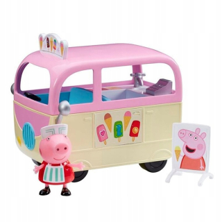 Pepa Pig - Peppa dodávka s zmrzlinovým klapkami Peppy
