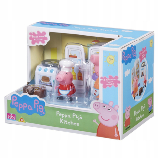 Pepa Pig - Peppa Pig Kuchynská súprava + Obrázky a príslušenstvo