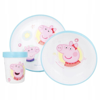 Pepa Pig - Peppa Pig - 3IN1 Breakfast Set (Plate,