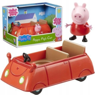 Pepa Pig - Peppa Auto ošípané s nastavenou figúrkou