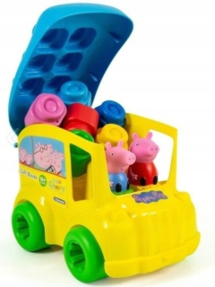 Pepa Pig - Peppa prasa, školský autobus - podložky