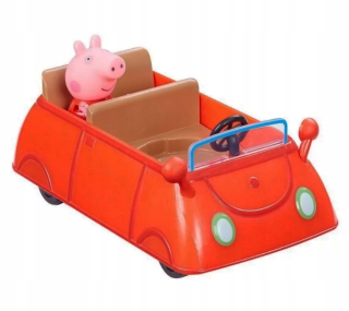Pepa Pig - Peppa prasa a auto rodinné auto