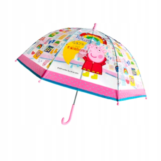 Pepa Pig - Manuálny dáždnik Peppa ošípaných