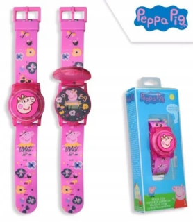 Pepa Pig - Peppa ošípané digitálne hodinky s alarmom pre klapku