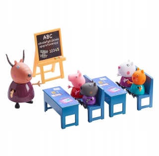 Pepa Pig - Peppa ošípaná Set Peppy Class a 5 Figurines