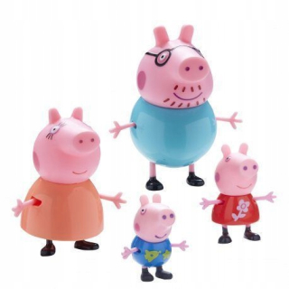 Pepa Pig - Peppa Pig - Family Set 4 Obrázky TM Hračky