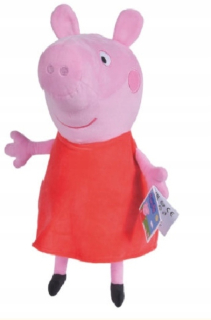 Pepa Pig - Peppa prasa maskot plyš 33 cm