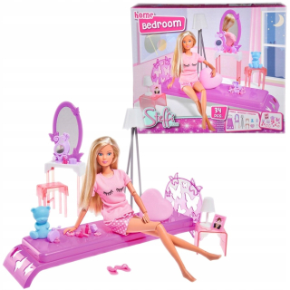 STEFFI bábika - Spálňa pre STEFFI sada nábytku + doplnky