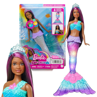 Barbie bábika - Mermaid Doll Brooklyn Dreamtopia žiariaca chvost