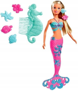 STEFFI bábika - Mermaid Steffi s kúpacím koňom + doplnkom
