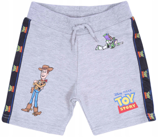 TOY STORY - Šedé bavlnené šortky Toy Story Disney 122