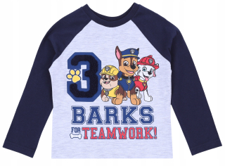 PAW Patrol - Gray-Navy Blue Blouse Patrol 2-3 roky 98 cm