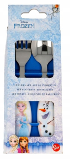 Elsa Frozen - Kovové príbory mrazené zelená vidlica ľadu