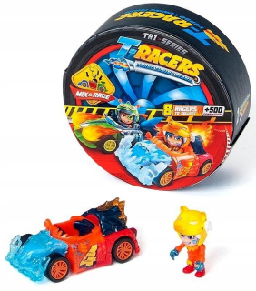 T-Racers Turbo Wheel Auto Surprise, figúrka