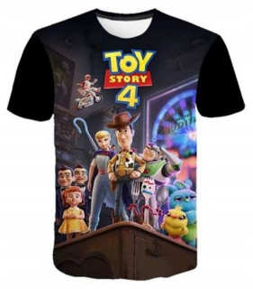TOY STORY - T-shirt tričko z rozprávky Tale Toy Story 4 Letné R.150