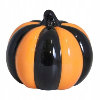 Tekvicová figúrka KERAMICKÁ figúrka JESENNÁ DEKORÁCIA NA HALLOWEEN