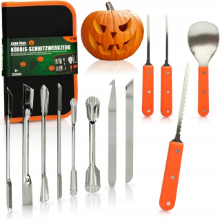 DOPLNKY NA VYrezávanie TEKVICE 12-DIELNA SÚPRAVA HALLOWEEN