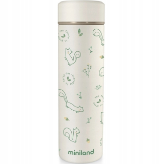 Miniland Squirrel termoska na nápoje 450 ml béžová