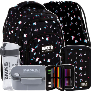 Školská taška - batoh, set, zostava - Tik Talc Set School Bathpack Pencil Case ihrisko