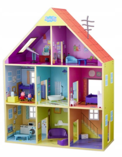 Pepa Pig - TM hračky drevené chaty Peppy Peppy