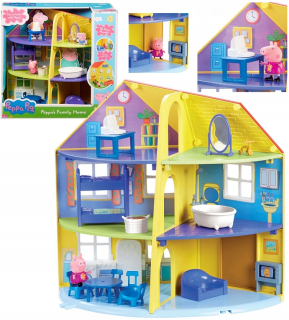 Pepa Pig - Tm hračky prasa peppa veľká rodinná chata figurín