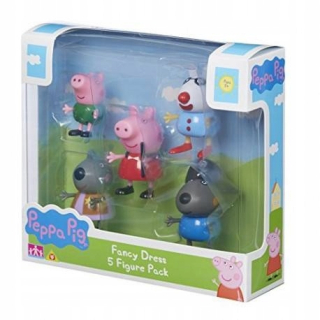 Pepa Pig - TM Hračky Peppa Krásna kostýmy - 5 Figúrky 06667