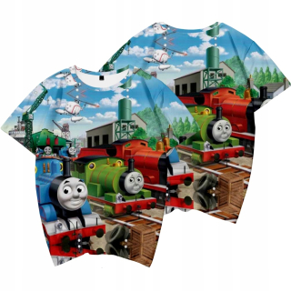 Vláčik Tomáš  - Tomek a priatelia T-Shirt 3D T-Shirt Veľkosti