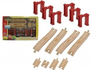 Mašinkov - vevy Chuggington drevné tracky filary LC56903 W24H