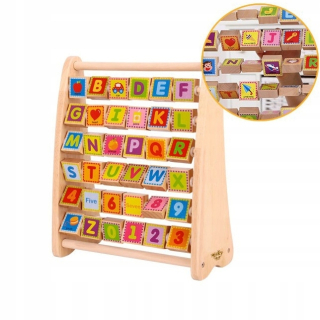TOOKY TOY Abeceda Veda Písmená Čísla Slová ABAC