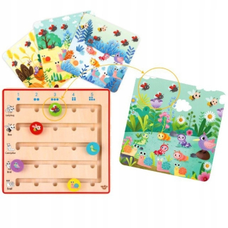 TOOKY TOY Drevená Hračka na Učenie Počítania Zvierat