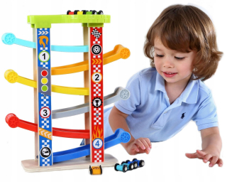 TOOKY TOY Farebná Šmykľavka pre Autá