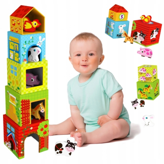 TOOKY TOY Kosti Farma v krabičkách Zloženie