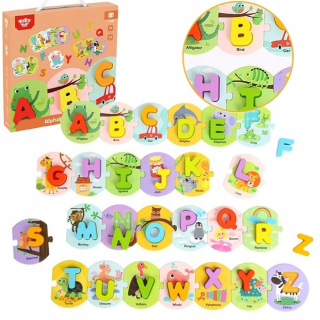 TOOKY TOY Puzzle Veda Abeceda Listov Sl