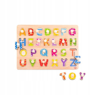 Takey Toy Puzzle s abecednými pinmi