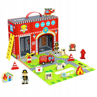 TOOKY TOY Hasičská Zbrojnica v Krabici Divadlá