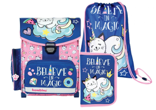 Aktovka školská taška - Bambino Caticorn Unicorn 3in1