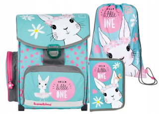 Aktovka školská taška - Bambino Satchel Rabbit Rabbit 3in1