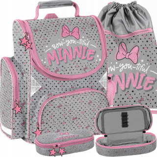 Aktovka školská taška - Satchel pre dievčenskú myš Minnie Mini Paso