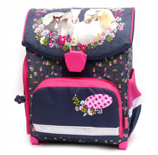 Aktovka školská taška - Satchel Ergonomický batoh Horses Derform Horse