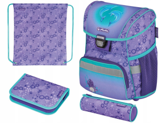 Herlitz Loop Plus Dolphins školský batoh - komplet